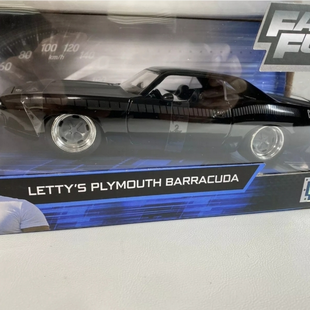 Fast & Furious Jada Plymouth Barracuda Letty's Car 1/24 Scale NEW